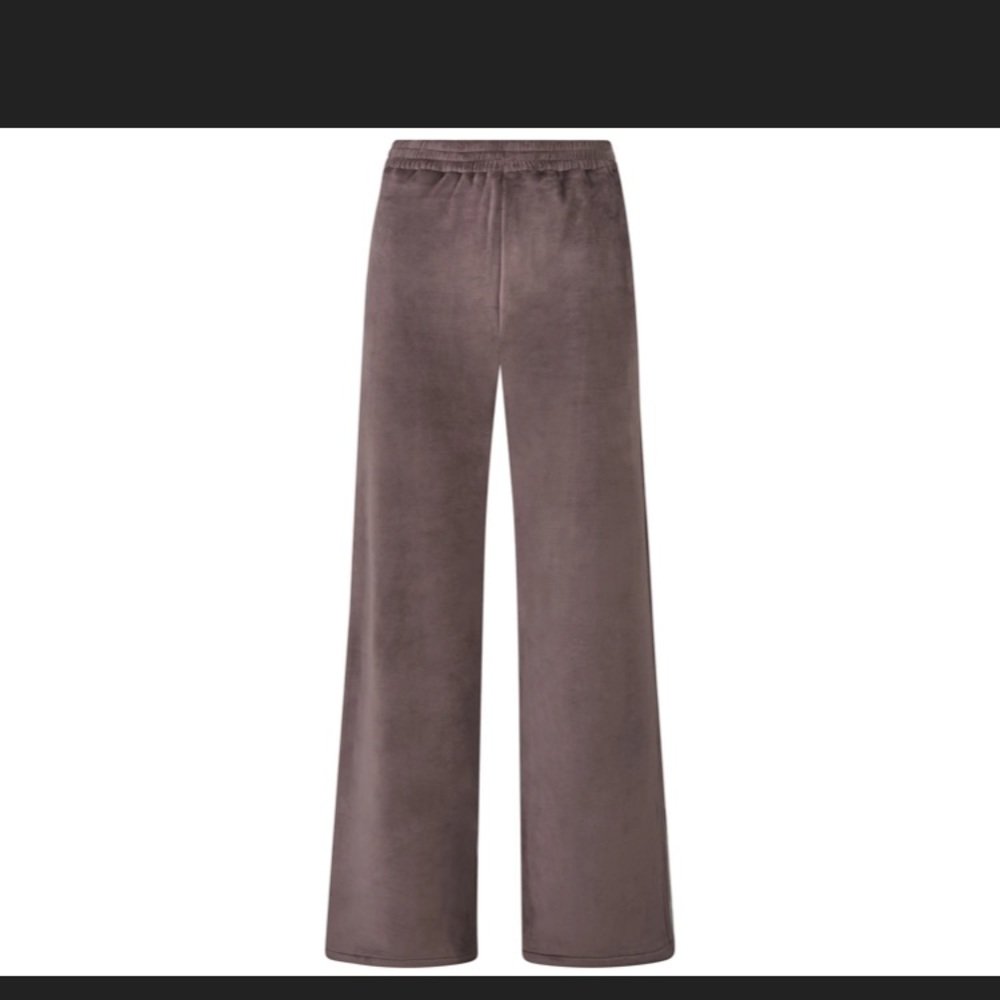 Velour jogger pants